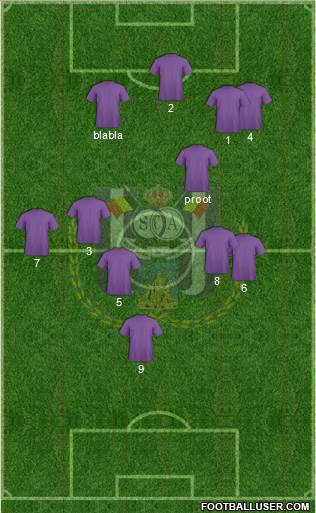 RSC Anderlecht Formation 2016