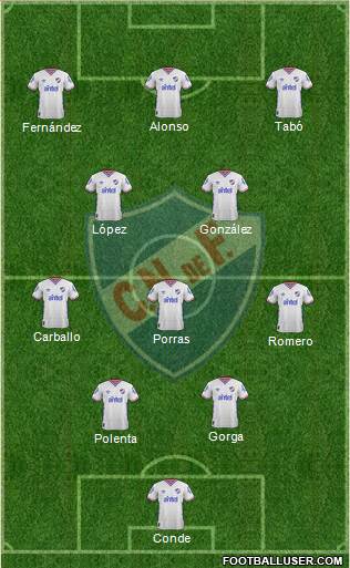 Club Nacional de Football Formation 2016