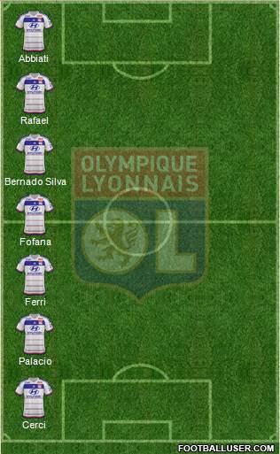 Olympique Lyonnais Formation 2016