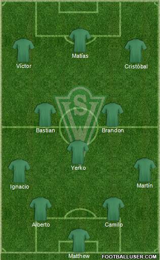 CD Santiago Wanderers S.A.D.P. Formation 2016