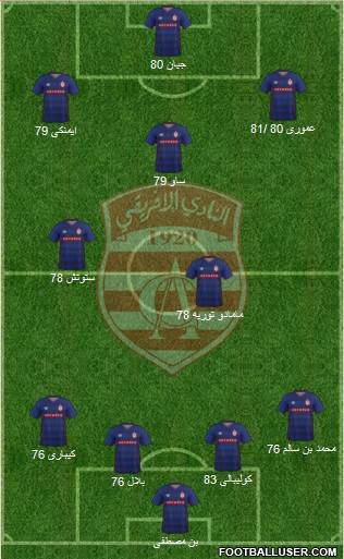 Club Africain Tunis Formation 2016