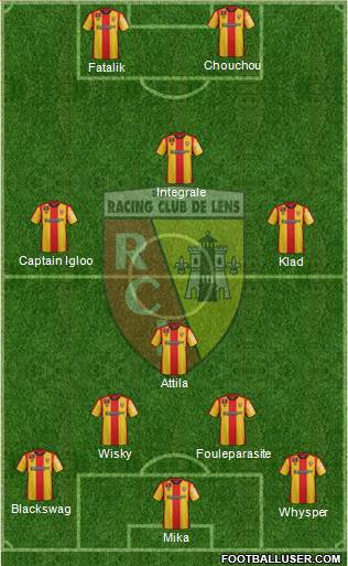 Racing Club de Lens Formation 2016