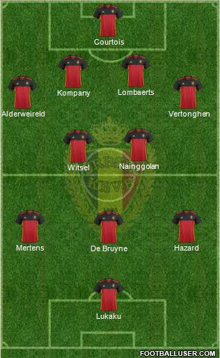 Belgium Formation 2016