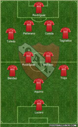 Independiente Formation 2016