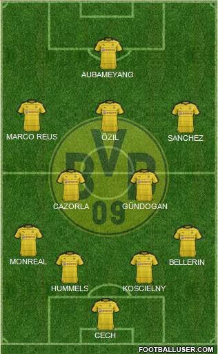 Borussia Dortmund Formation 2016