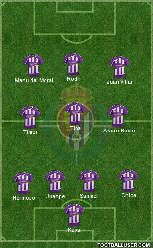 R. Valladolid C.F., S.A.D. Formation 2016