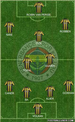 Fenerbahçe SK Formation 2016