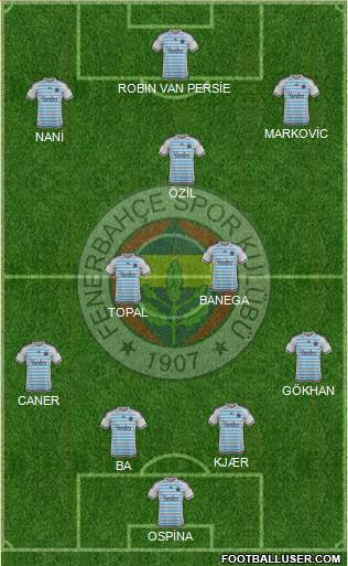 Fenerbahçe SK Formation 2016