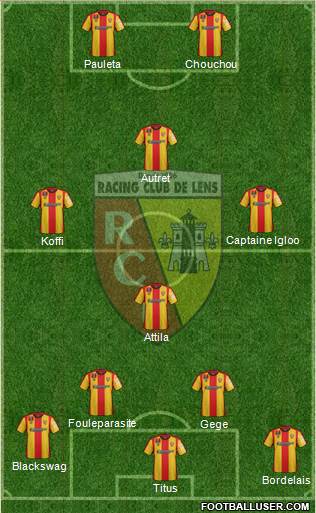 Racing Club de Lens Formation 2016