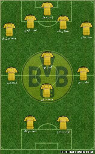 Borussia Dortmund Formation 2016