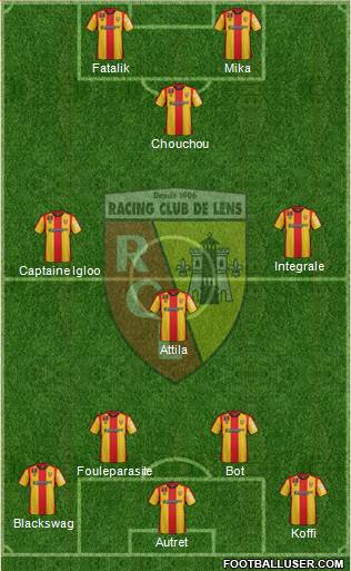 Racing Club de Lens Formation 2016