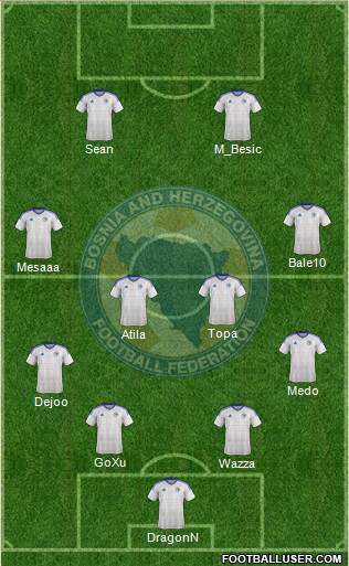 Bosnia and Herzegovina Formation 2016