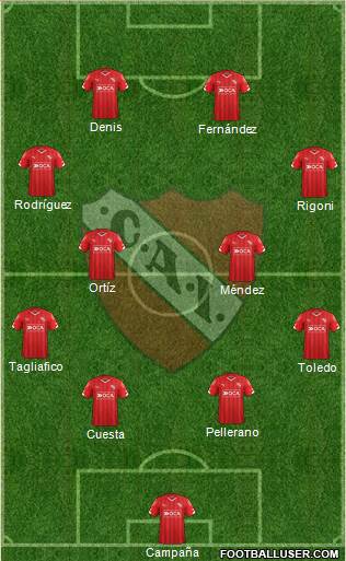 Independiente Formation 2016