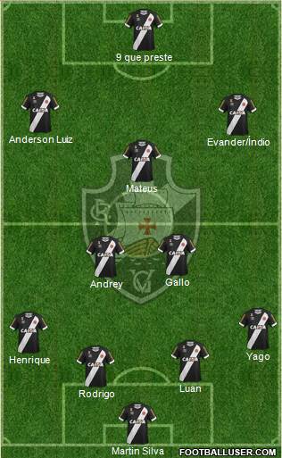 CR Vasco da Gama Formation 2016