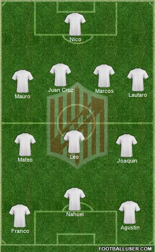9 de Julio Formation 2016