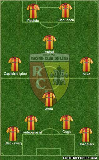 Racing Club de Lens Formation 2016
