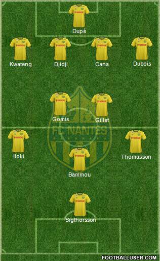 FC Nantes Formation 2016