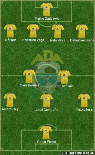 A.D. Alcorcón Formation 2016