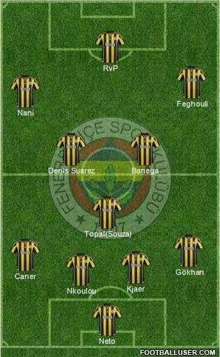 Fenerbahçe SK Formation 2016
