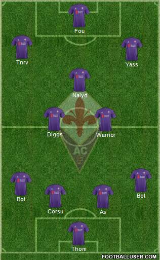 Fiorentina Formation 2016