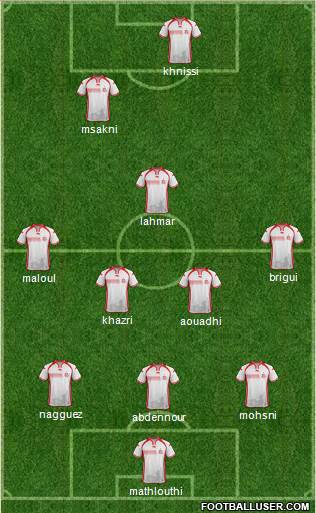 Tunisia Formation 2016