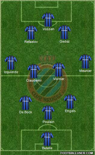Club Brugge KV Formation 2016