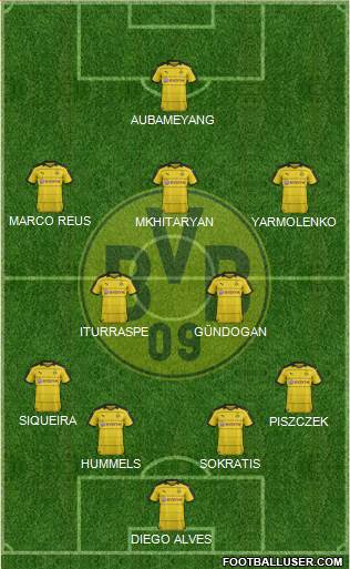 Borussia Dortmund Formation 2016