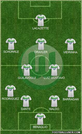 VfL Wolfsburg Formation 2016