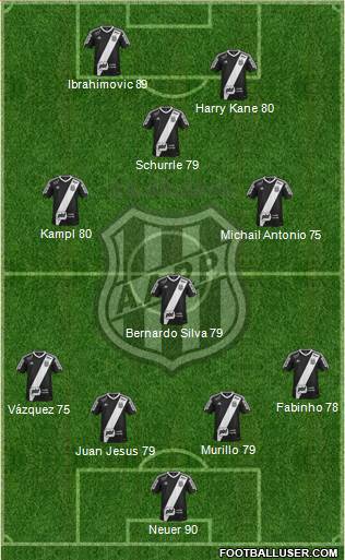AA Ponte Preta Formation 2016