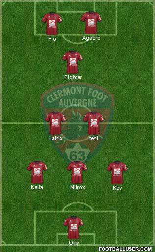 Clermont Foot Auvergne 63 Formation 2016