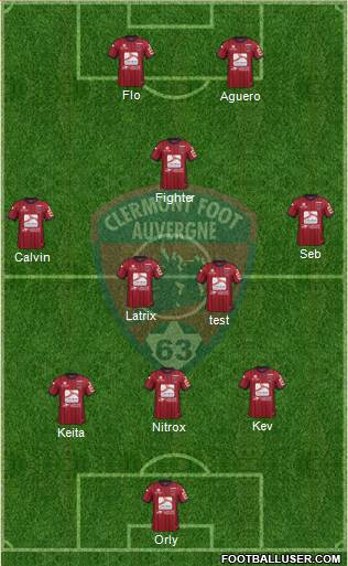Clermont Foot Auvergne 63 Formation 2016