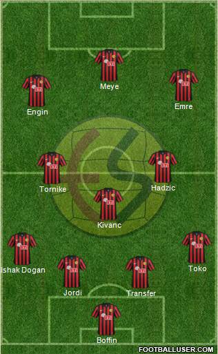 Eskisehirspor Formation 2016