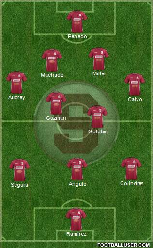 CD Saprissa Formation 2016