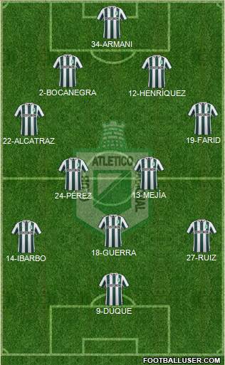 CDC Atlético Nacional Formation 2016