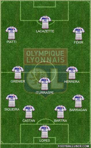 Olympique Lyonnais Formation 2016