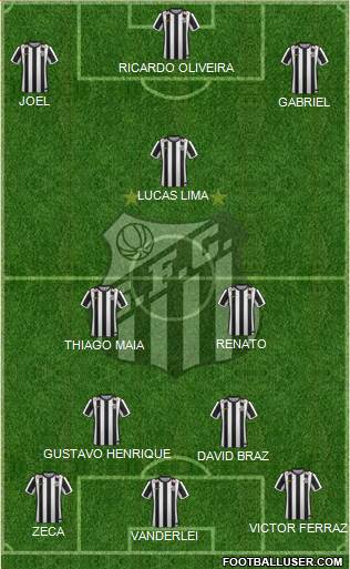 Santos FC Formation 2016