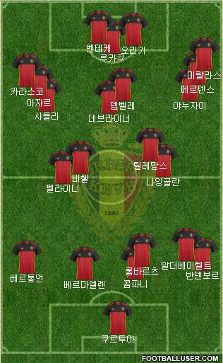 Belgium Formation 2016