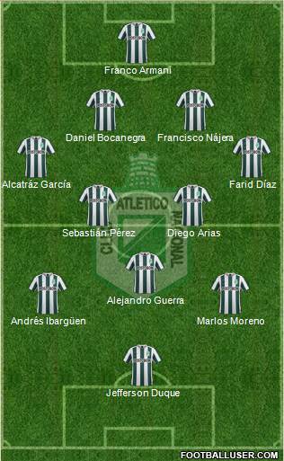 CDC Atlético Nacional Formation 2016