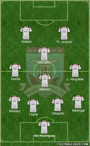 Galway United Formation 2016