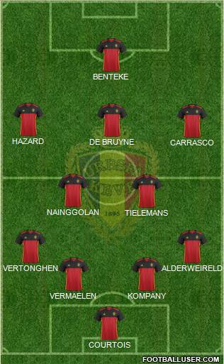 Belgium Formation 2016