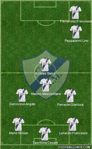 Deportivo Merlo Formation 2016