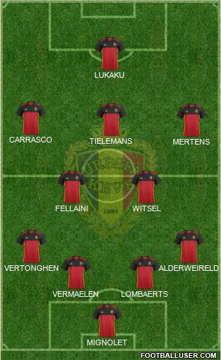 Belgium Formation 2016
