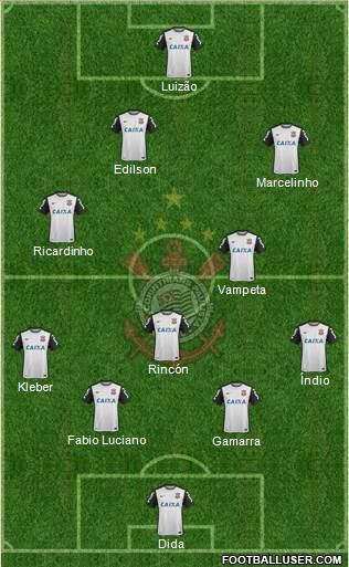 SC Corinthians Paulista Formation 2016