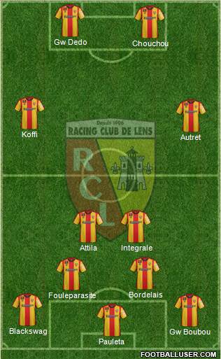 Racing Club de Lens Formation 2016