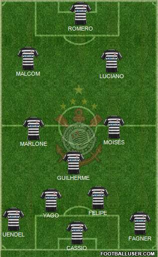 SC Corinthians Paulista Formation 2016