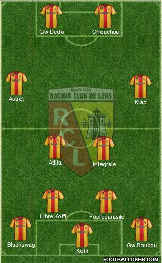 Racing Club de Lens Formation 2016