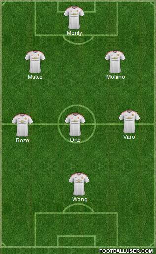 Manchester United Formation 2016