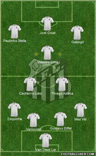 Santos FC Formation 2016