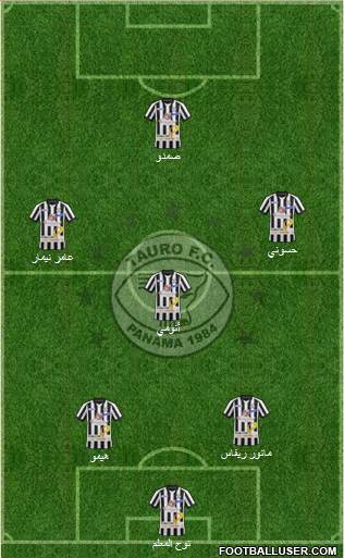 Tauro FC Formation 2016