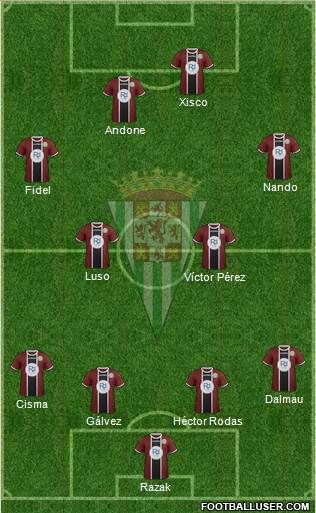 Córdoba C.F., S.A.D. Formation 2016